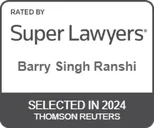 Super Lawyers, Barry Singh Ranshi, selected in 2024